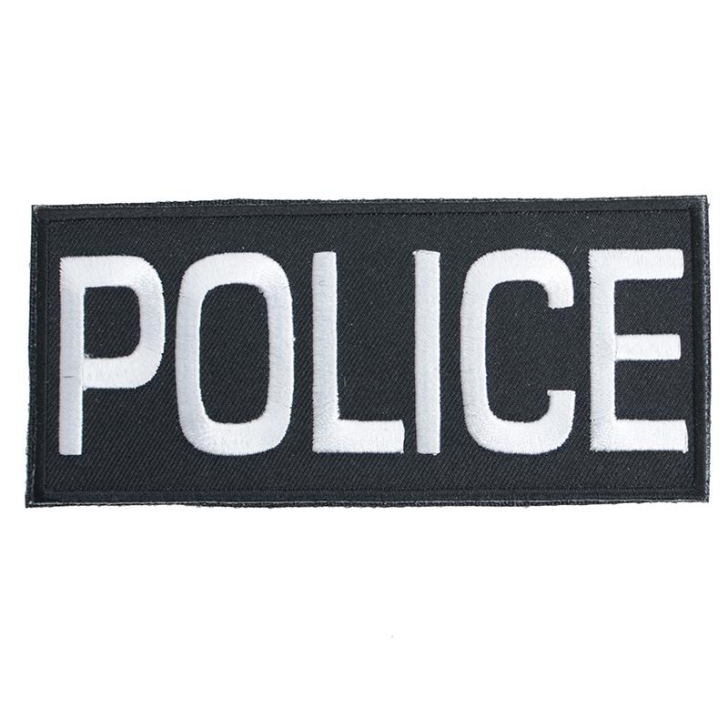 Police Large Banner Patch w Velcro