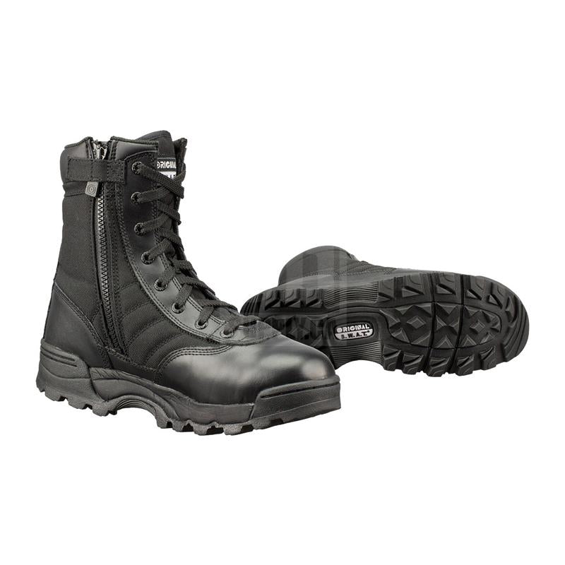 Original Swat Classic 9&quot; Boot with SideZip Black 115201