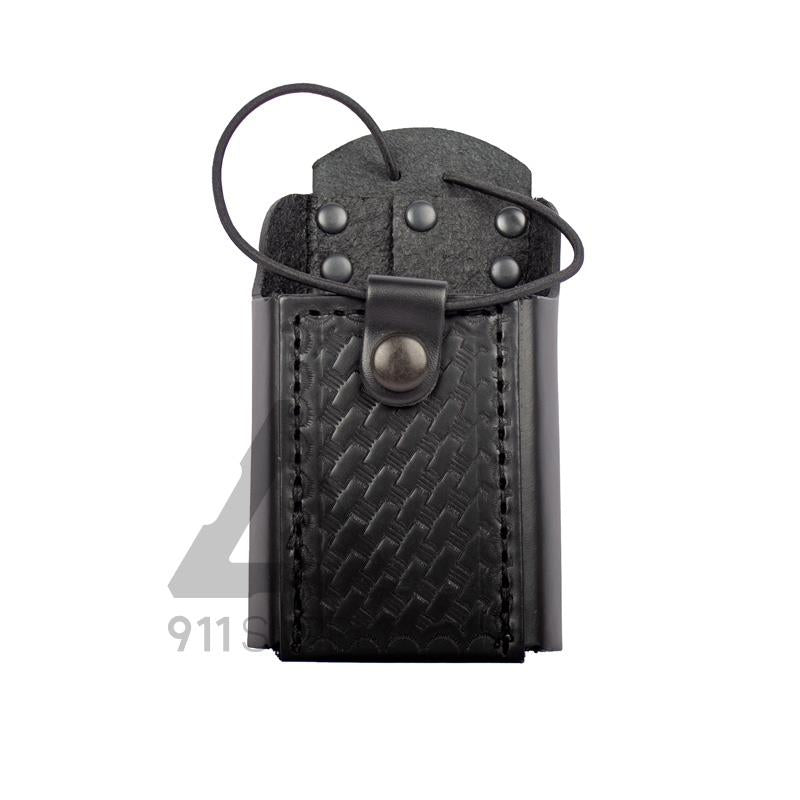 Perfect Fit Basketweave Leather Fire Radio Holder