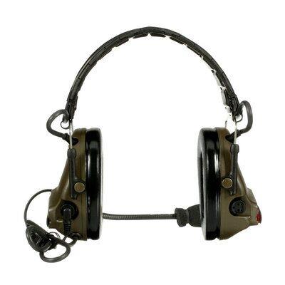 Peltor Comtac V Foldable, Single Lead, Standard Dynamic Mic OD Green