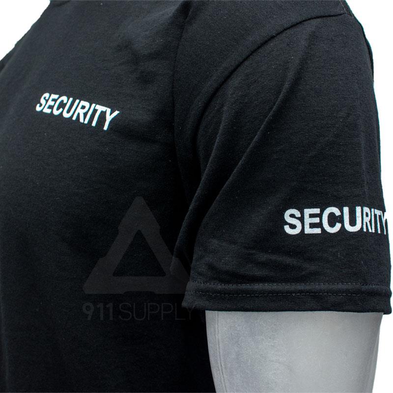 911 | T-Shirt &#39;Security&#39; 4-Side Black | 911supply.ca