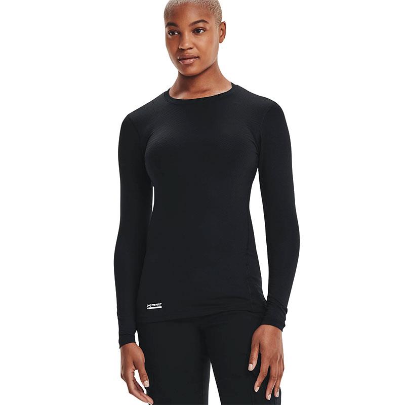 Under Armour Women&#39;s Tactical Crew Base Long Sleeve Shirt - Black