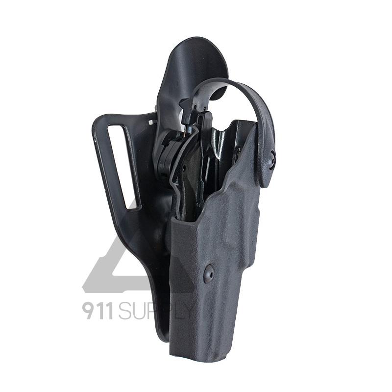 Safariland 6360 Level 3 Retention ALS Duty Holster - Mid-Ride, Black Basketweave, For Sig P226R With M3 Light