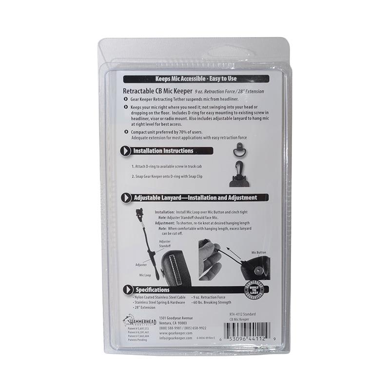 Gear Keeper CB Mic Keepers