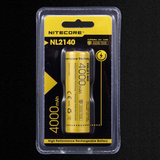 Nitecore NL2140 4000mAh 3.6 V 21700 Battery