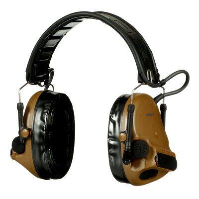 Peltor ComTac V Hearing Defender Headset (Coyote) | 911supply.ca