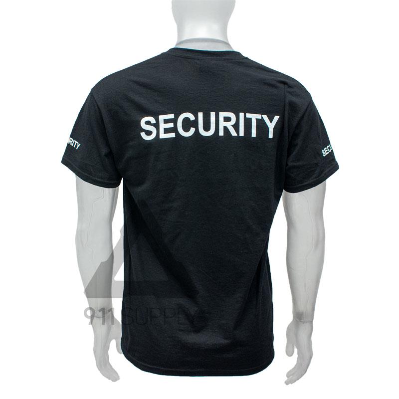 911 | T-Shirt &#39;Security&#39; 4-Side Black | 911supply.ca