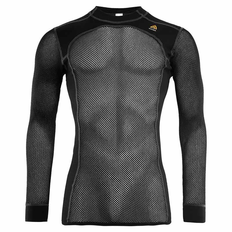 Aclima WoolNet crewneck M&#39;s (Jet Black) | 911supply.ca