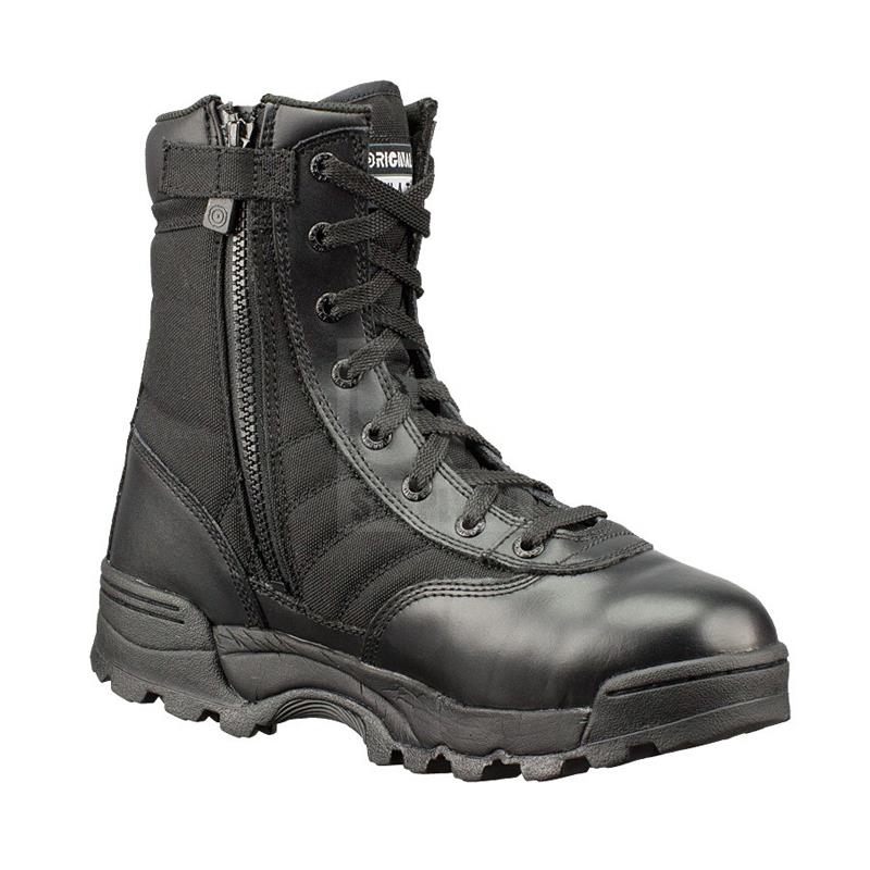 Original Swat Classic 9&quot; Boot with SideZip Black 115201