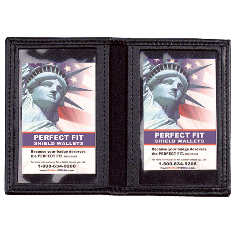 Perfect Fit Dress Leather Double ID Holder Large 503