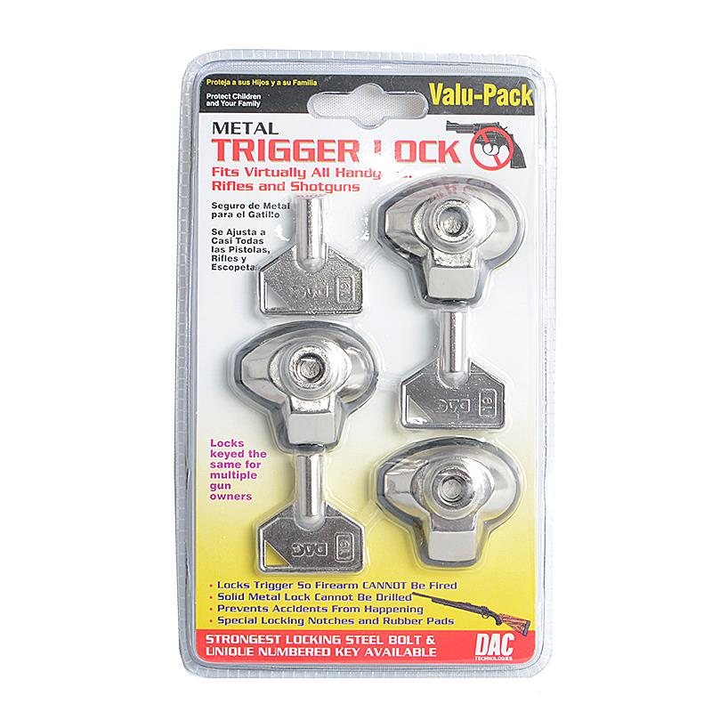 DAC Technologies Metal Trigger Lock Three Pack