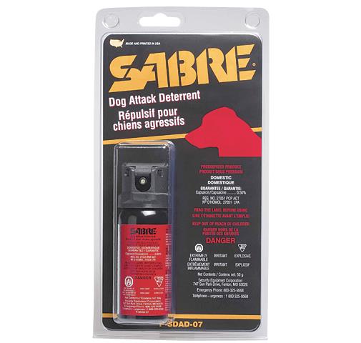 Sabre Dog Deterrent 50g Flip Top |P-SDAD-07| 911supply.ca