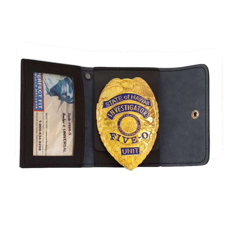 Perfect Fit Non Recessed Badge & ID Case w/ Velcro Closures 401-V