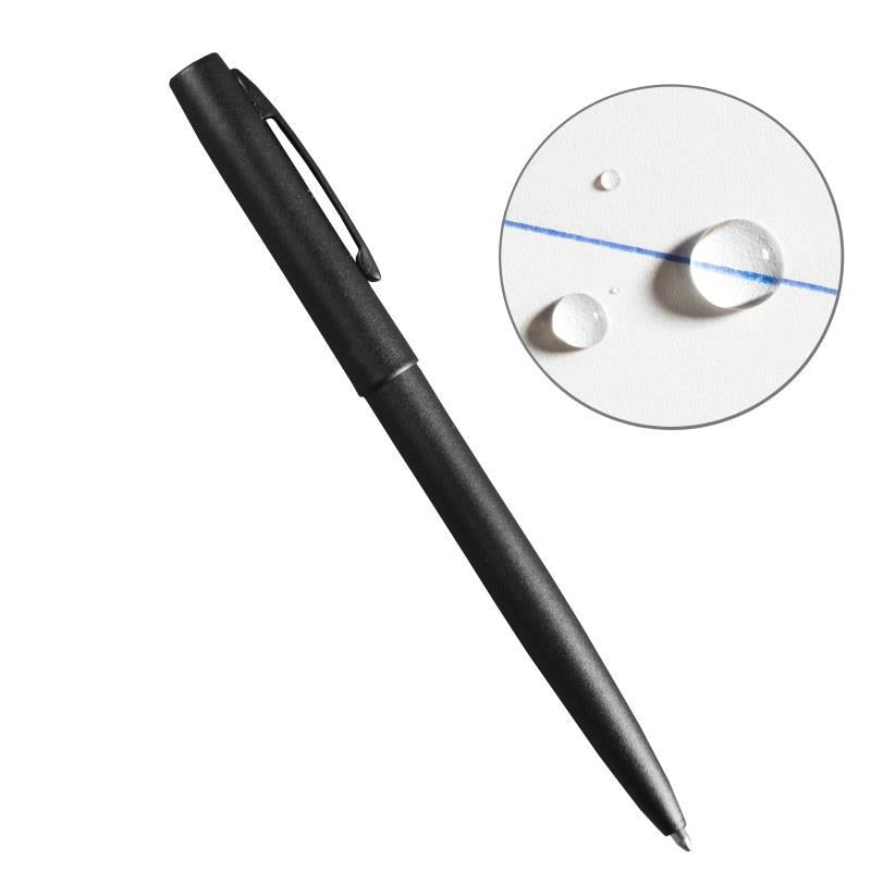 Rite in the Rain All-weather Metal Clicker Pen (Black with Blue Ink)