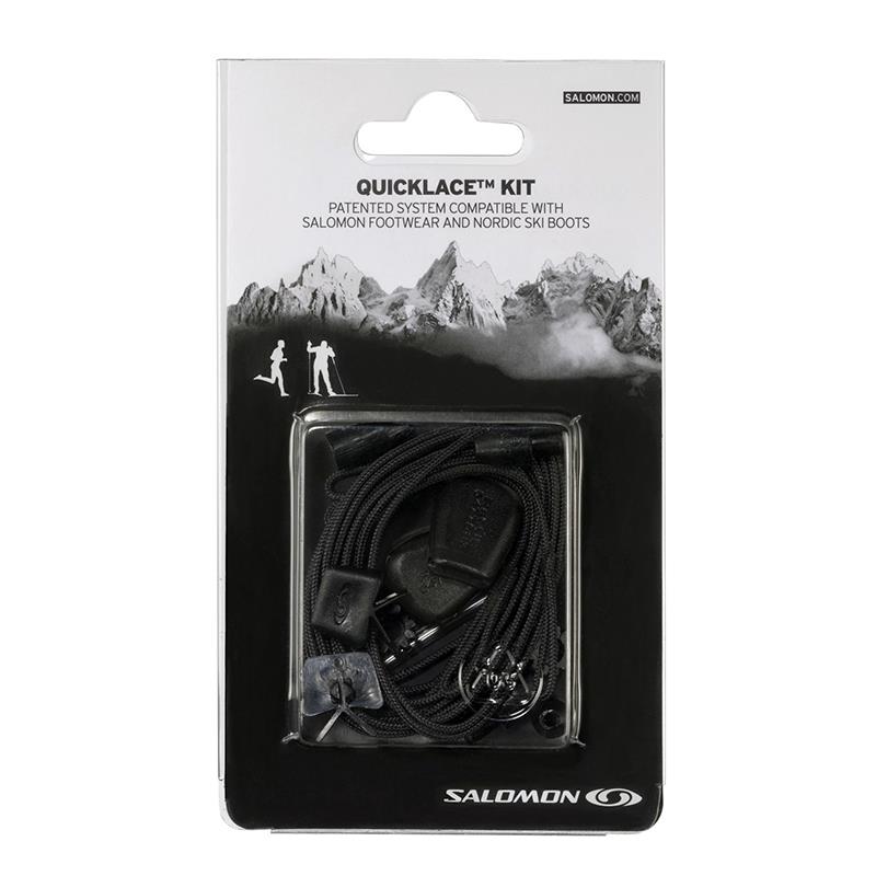 Replacement Quicklace Kit. Patented system compatible with Salomon Footwear and Nordic ski boots.