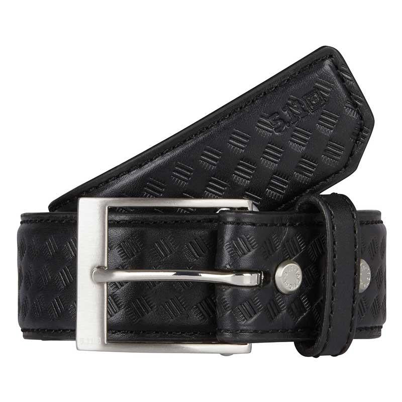 5.11 Tactical 1.5" Basketweave Leather Belt | 911supply.ca