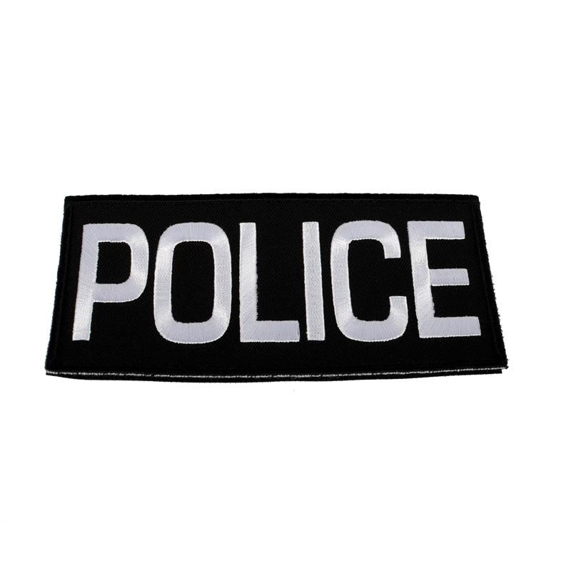 Police Patch Velcro back 5.5&quot; x 2.75&quot; ^