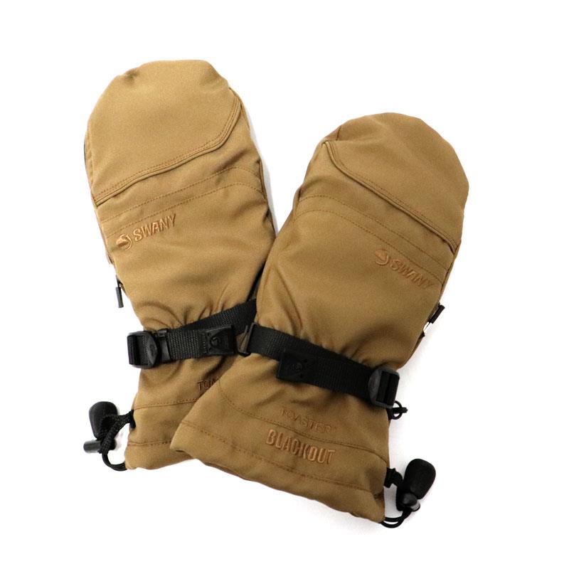 Swany Toaster Blackout Performance Gloves (Brown)