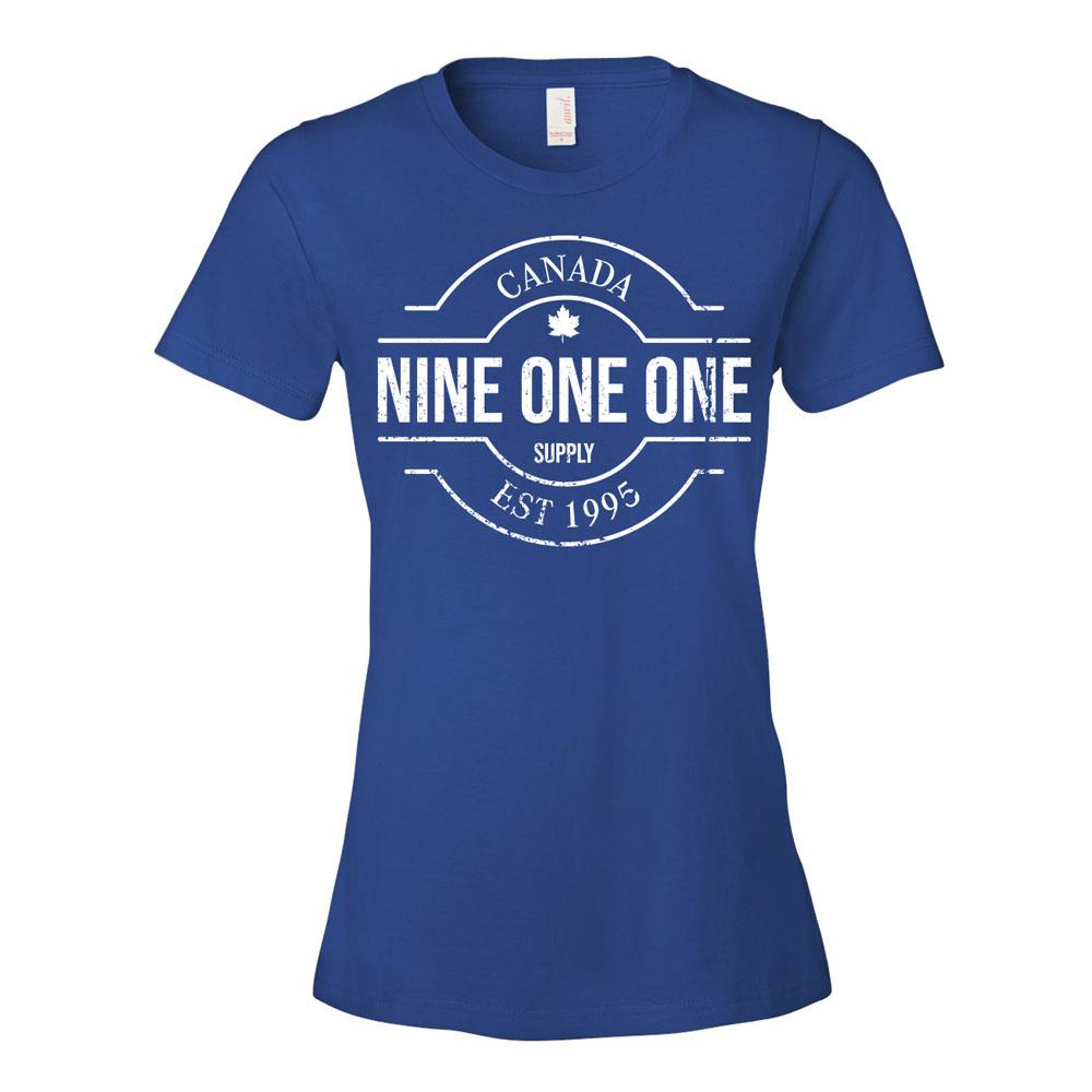 Delta Apparel Women's Locker Room T-shirt (Royal Blue)