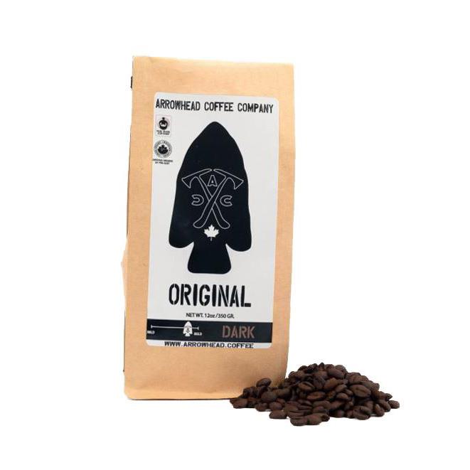 Arrowhead French Roast Dark Coffee - Original 340g (Whole Bean)