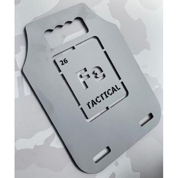 Iron Tactical Black steel weighted Plates 2x 5.2lb | 911supply.ca