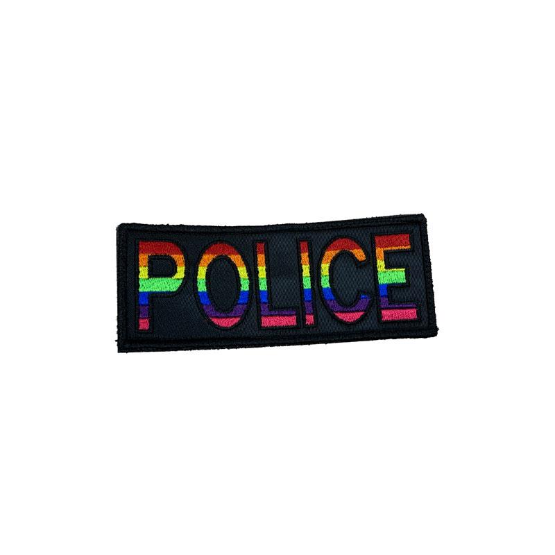 911 Rainbow Pride Police Velcro Patch 2"x5" | 911supply.ca