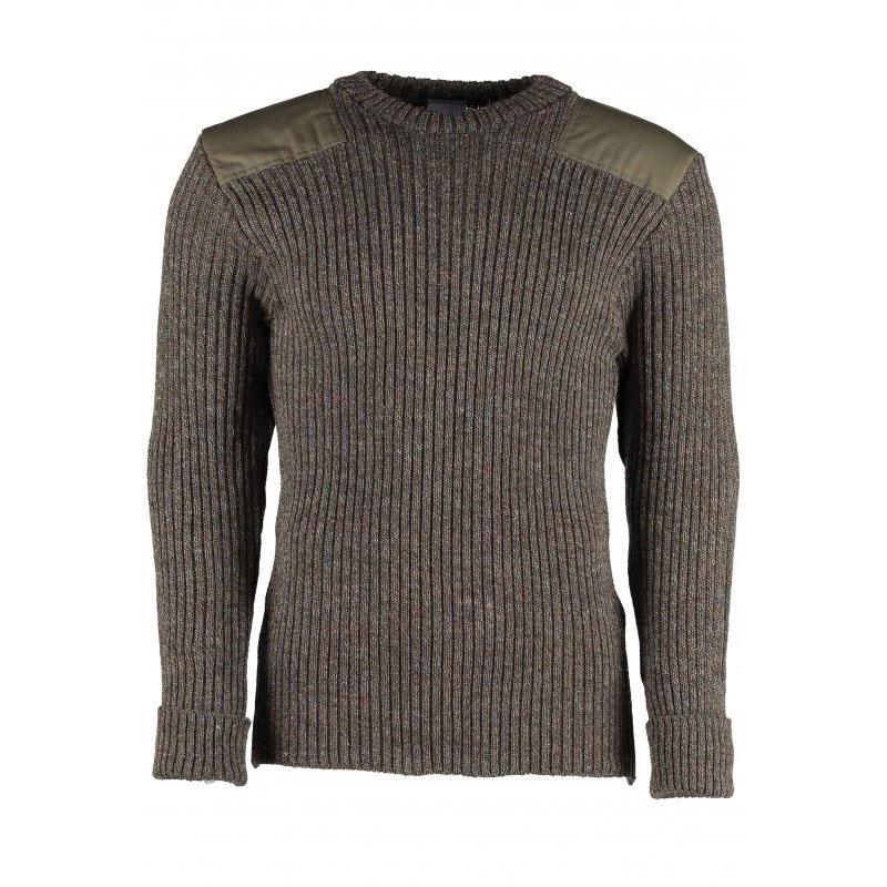 Woolly Pully York Crew Neck Derby Tweed