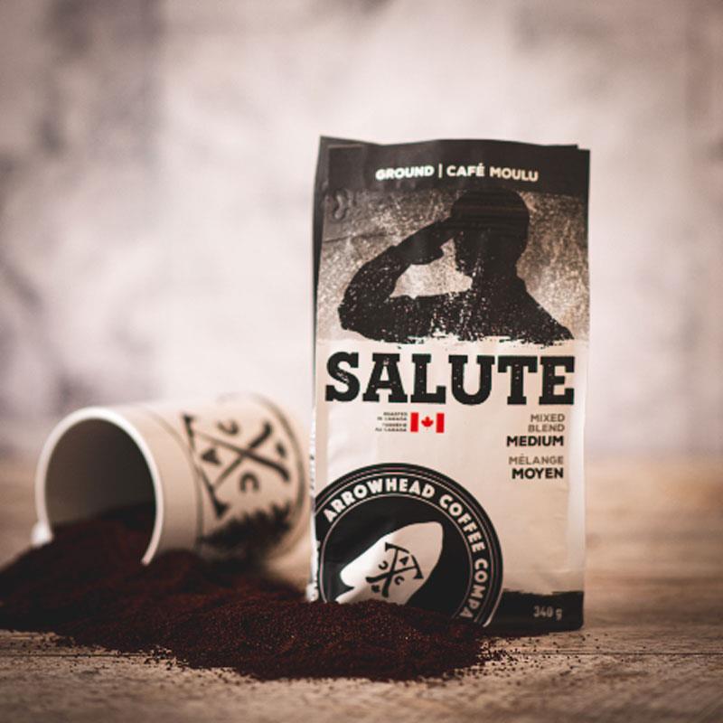 Arrowhead Coffee Salute Mix Blend Medium Coffee - Ground