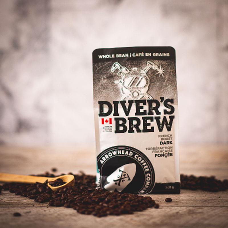 Arrowhead Coffee | Divers Brew Dark Roast - Whole Bean