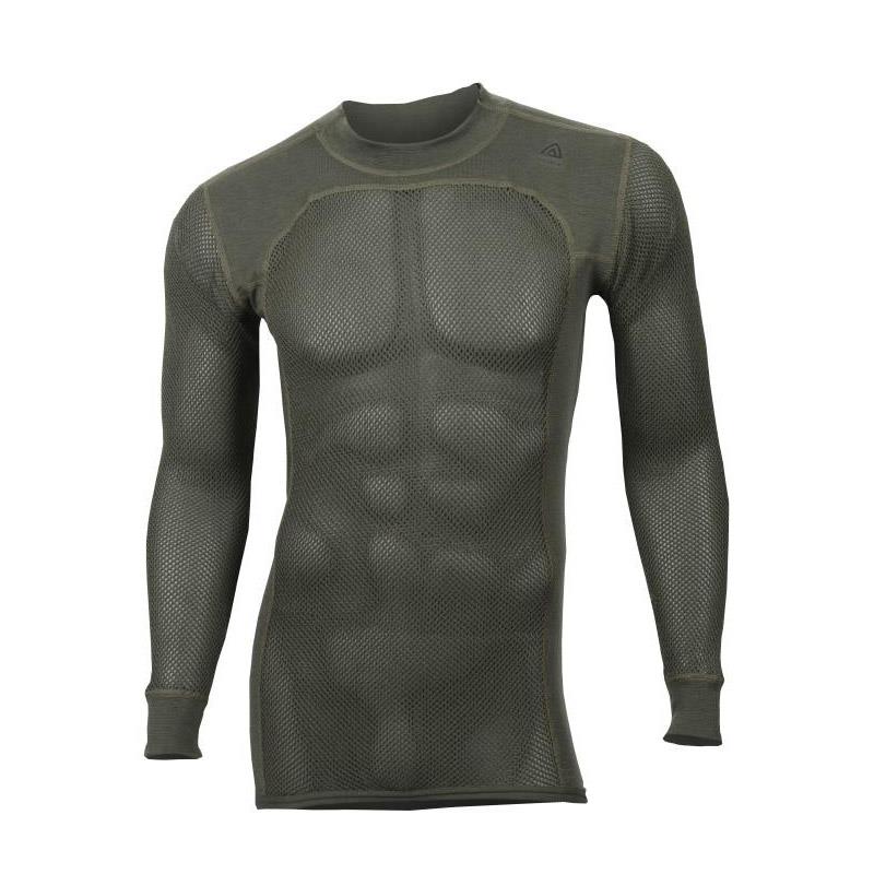 Aclima WoolNet crewneck M's (Olive Night) | 911supply.ca