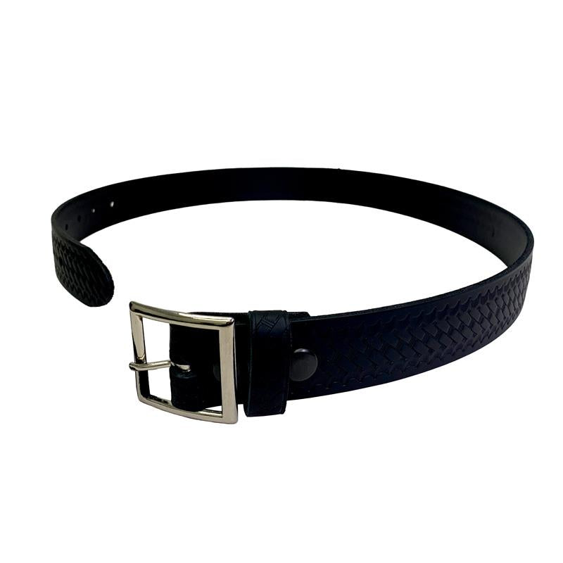 Perfect Fit 1.5&quot; Garrison Belt Basketweave with Chrome Buckle 