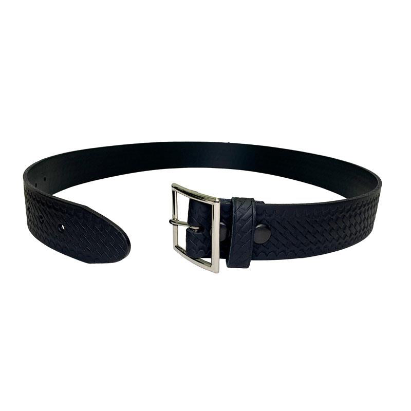 Perfect Fit 1.75&quot; Garrison Belt Basketweave with Chrome Buckle