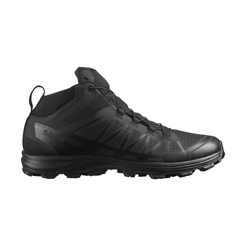 Black salomon shoes sales