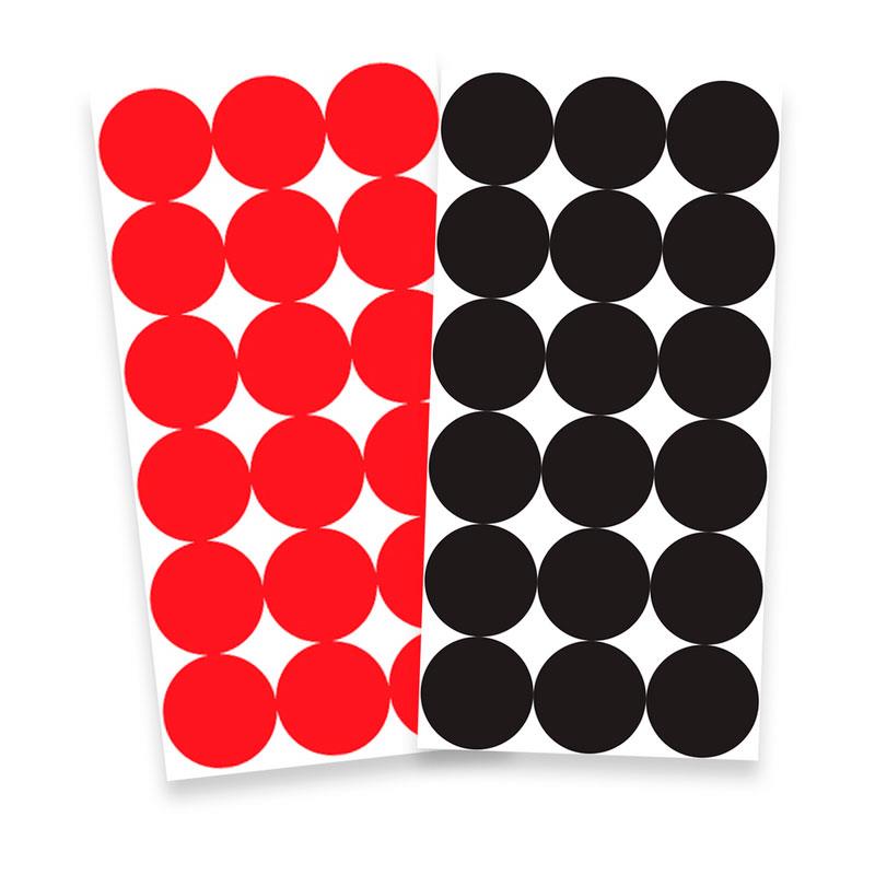 Pro-Shot 216 RED &amp; 216 BLACK- SplatterShot® Target Repair Pasters