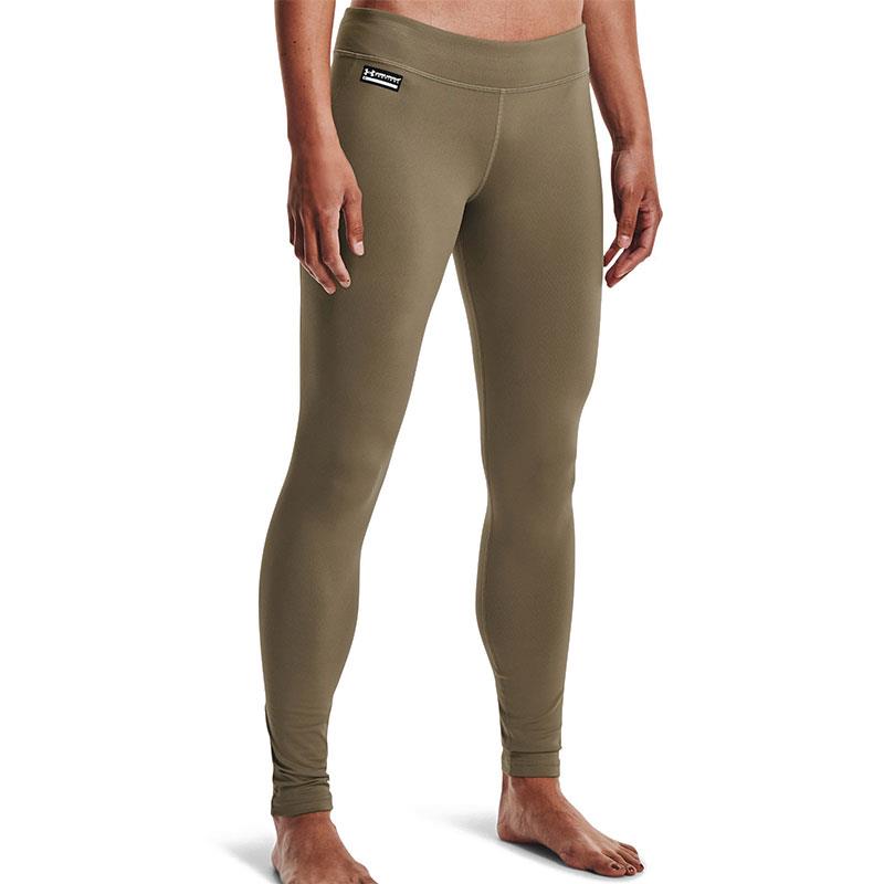 Women's UA Tactical ColdGear® Infrared Base Leggings - Tan