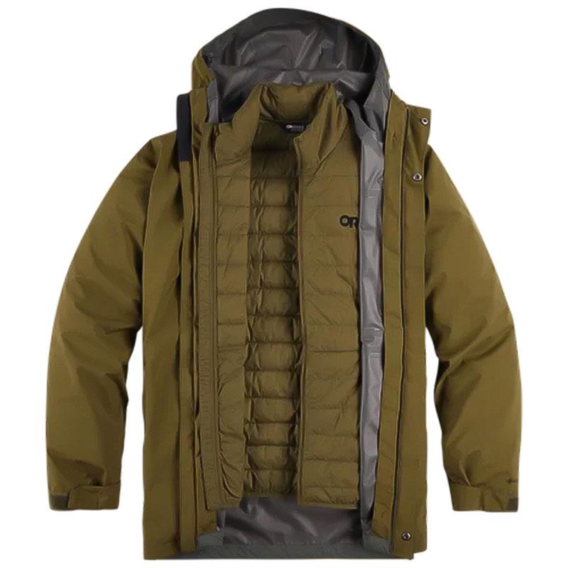 Outdoor Research Men&#39;s Foray 3-in-1 Parka - Loden