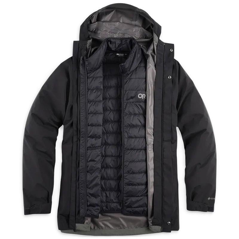 Outdoor Research Men's Foray 3-in-1 Parka - Black