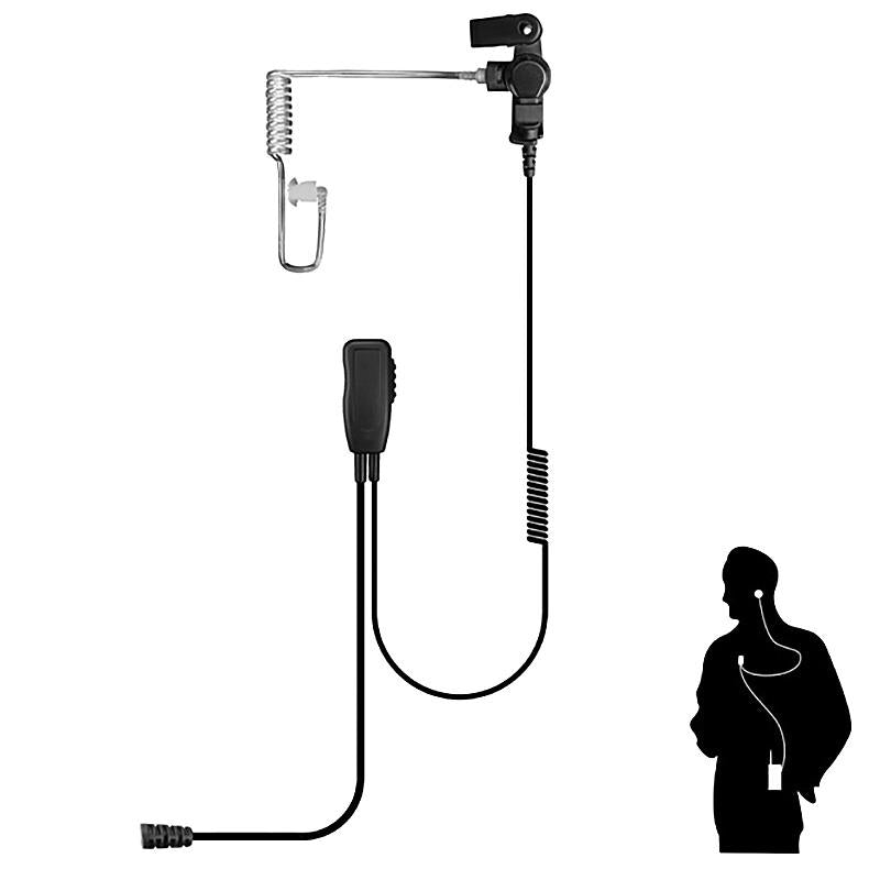 Code Red Sherlock M2 Lapel Surveillance Microphone Motorola Visar