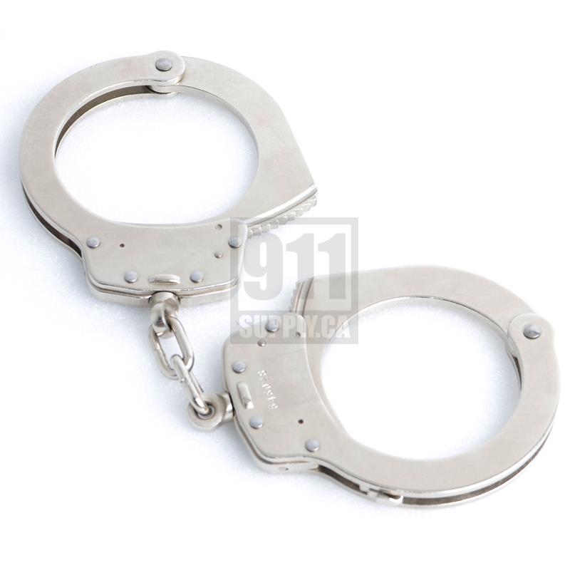 Smith & Wesson Handcuff Model 1-1 Nickel |350132| 911supply.ca
