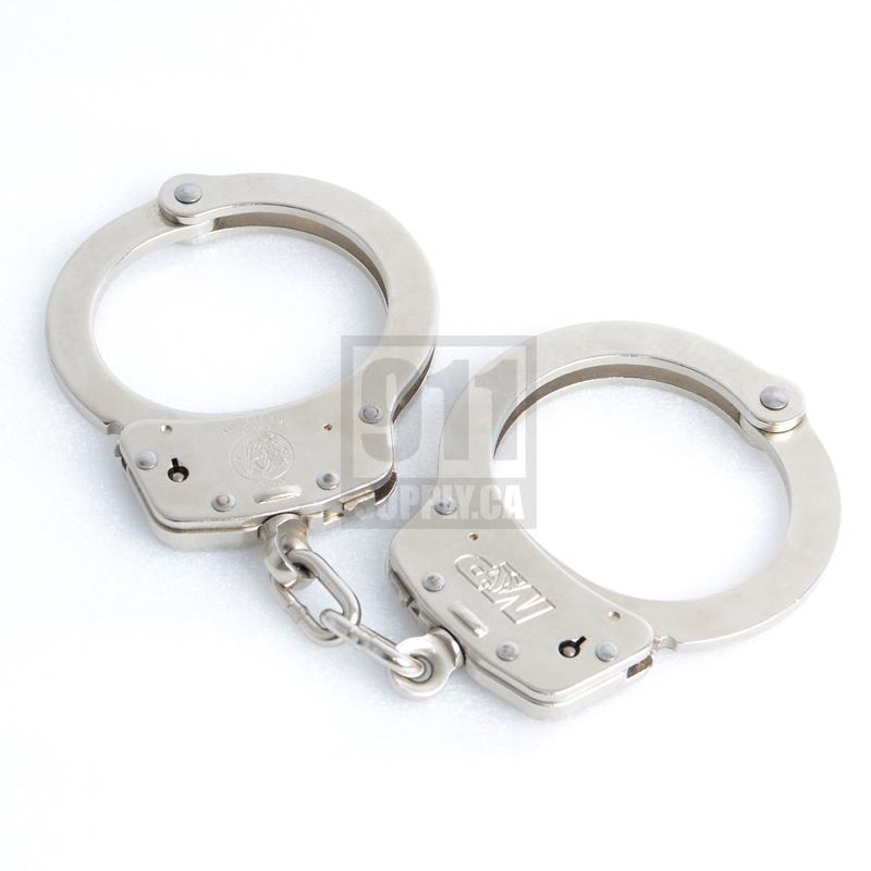Smith and Wesson Handcuff Model 100-1 M&P Nickel |350122| 911supply.ca