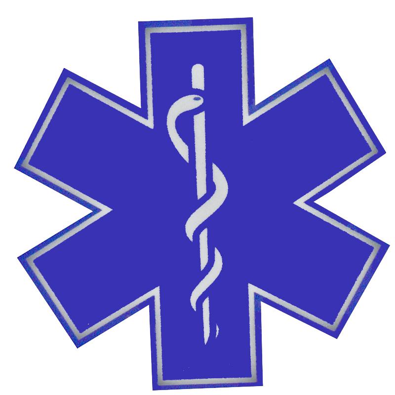 911 Supply Star Of Life Decal 3 inch