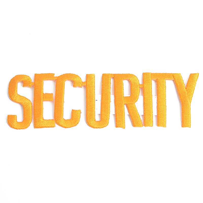 Security Yellow Cutout Patch