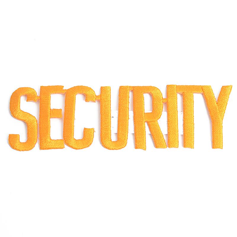 Security Yellow Cutout Patch