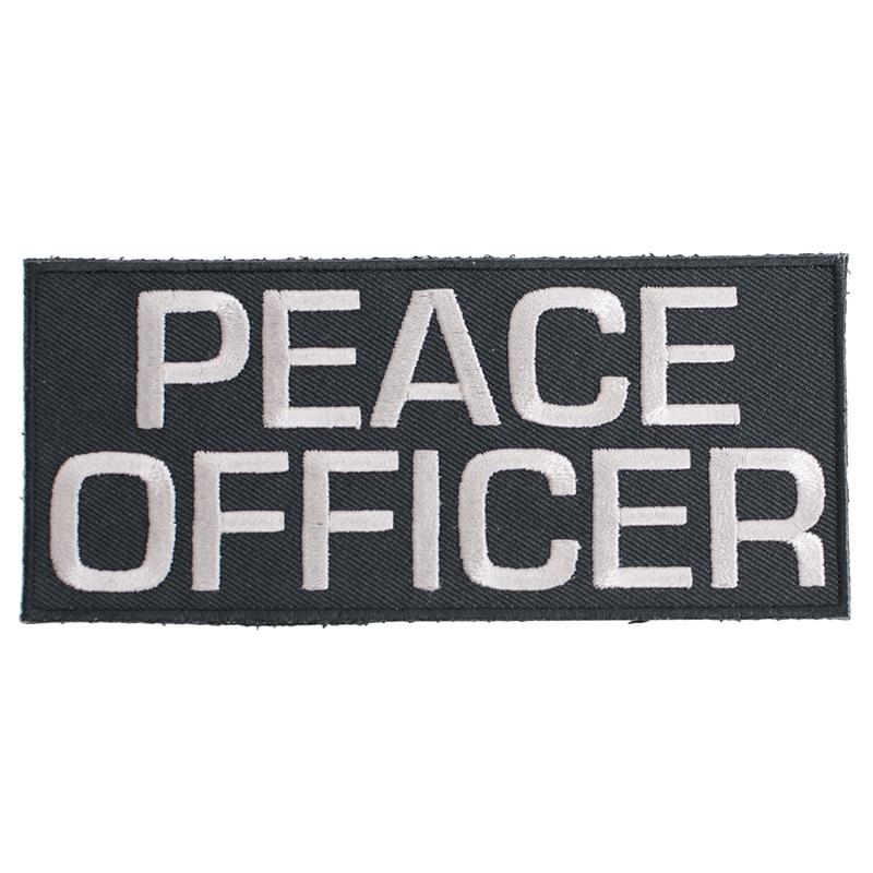 Peace Officer Patch Sew-On 2.2"x5"