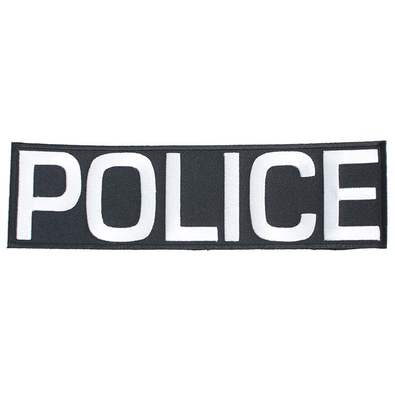 Police Patch Sew-On 2.2&quot;x8&quot;
